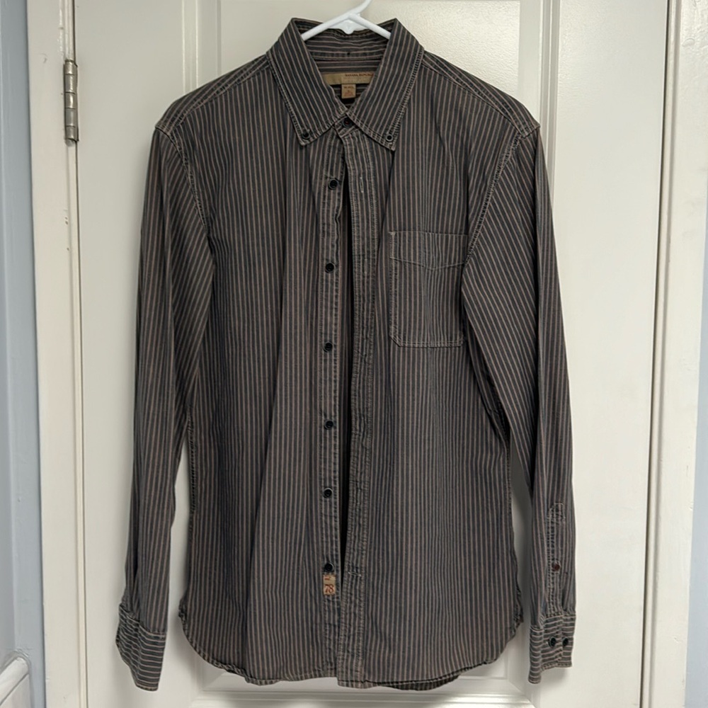 Banana Republic Heritage button down - small - stripes